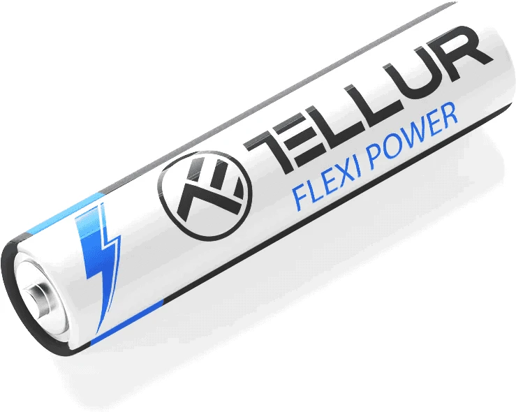 Šarminių AAA baterijų rinkinys Tellur Flexi Power, 1,5 V, 2 vnt