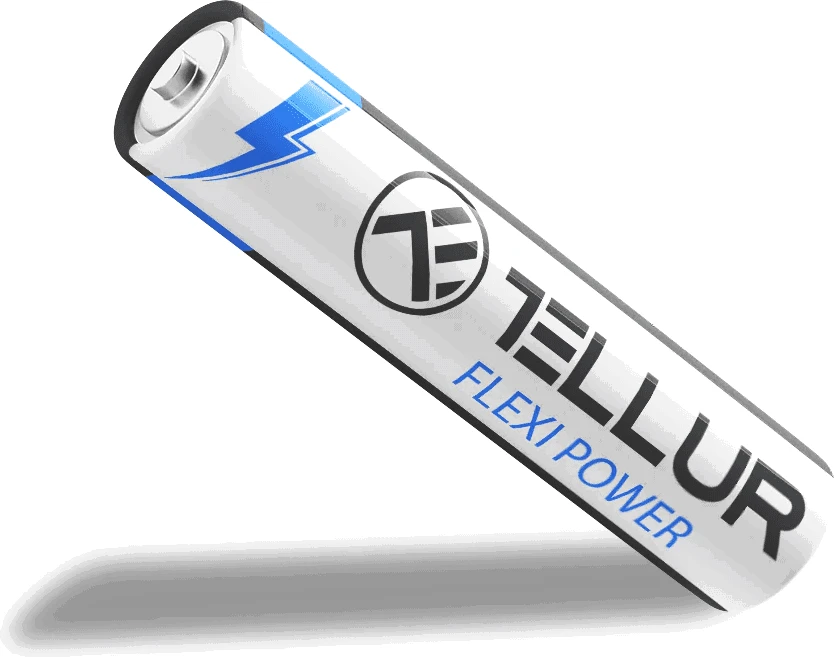 Šarminių AAA baterijų rinkinys Tellur Flexi Power, 1,5 V, 2 vnt