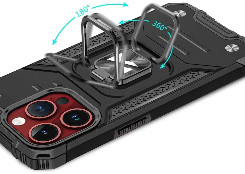 Wozinsky Ring Armor Apple iPhone 15 Pro Max Ring Armor - dėklas telefonui aukso spalvos