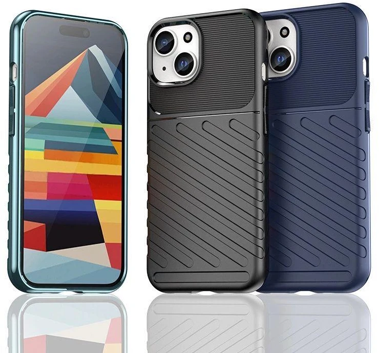 Hurtel Armored Apple iPhone 15 Thunder – dėklas telefonui mėlynos spalvos