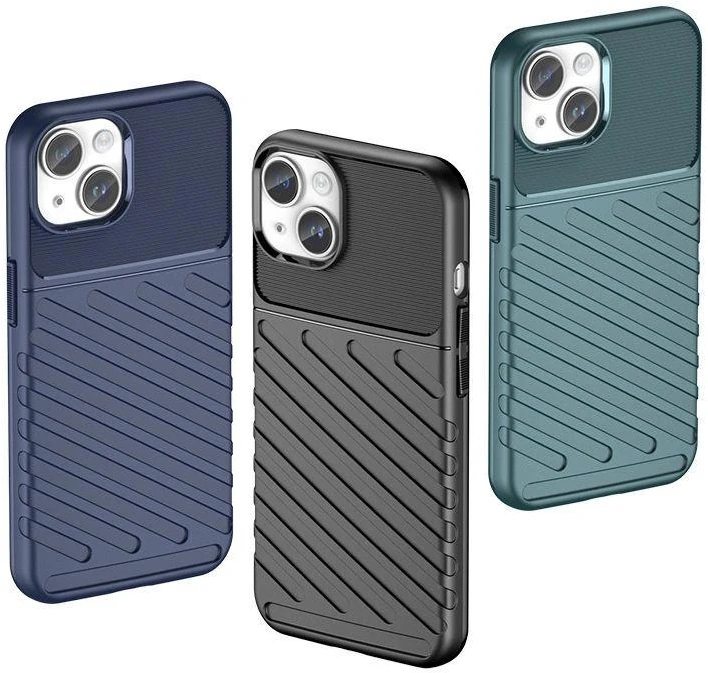 Hurtel Armored iPhone 15 Plus Thunder – dėklas telefonui mėlynos spalvos