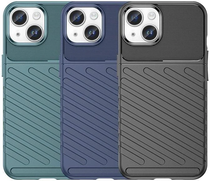 Hurtel Armored iPhone 15 Plus Thunder – dėklas telefonui mėlynos spalvos