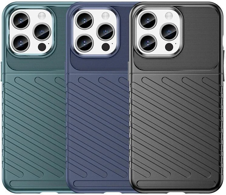 Hurtel Armored Apple iPhone 15 Pro Max Thunder – dėklas telefonui mėlynos spalvos