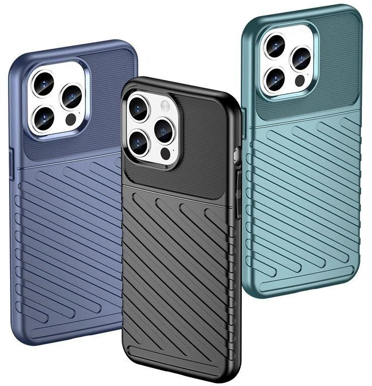 Hurtel Armored Apple iPhone 15 Pro Max Thunder – dėklas telefonui mėlynos spalvos