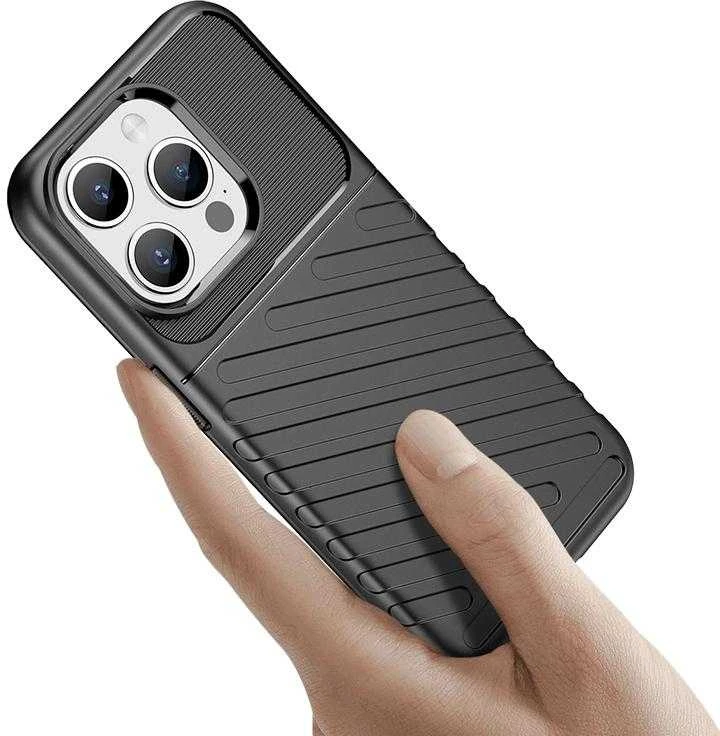 Hurtel Armored Apple iPhone 15 Pro Thunder – dėklas telefonui mėlynos spalvos