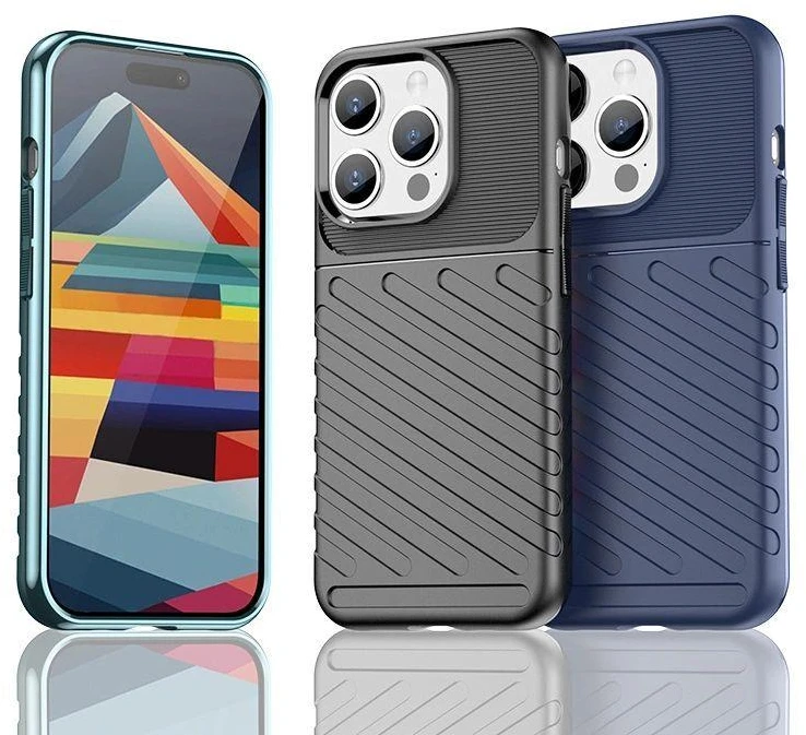 Hurtel Armored Apple iPhone 15 Pro Thunder – dėklas telefonui mėlynos spalvos