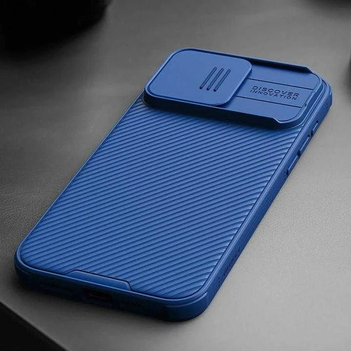 Nillkin CamShield Pro Magnetic Apple iPhone 15 Plus with Camera Protector – dėklas telefonui žalios spalvos