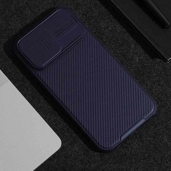 Nillkin CamShield Pro Magnetic Apple iPhone 15 Plus with Camera Protector – dėklas telefonui žalios spalvos