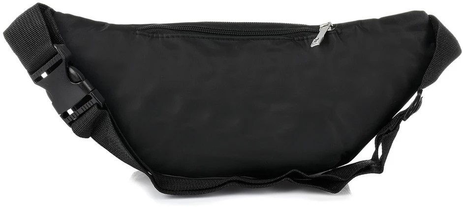 Saszetka nerka UNISEX kodura pojemna solidna juoda Beltimore C28