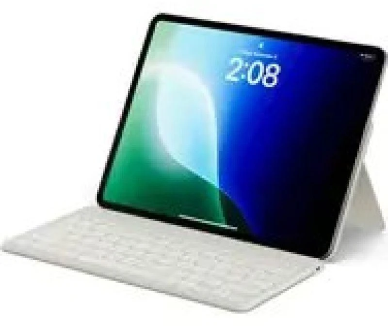 Belaidė klaviatūra su stovu išmaniajam telefonui / planšetiniam kompiuteriui QWERTY Satechi Onthego smėlio spalvos