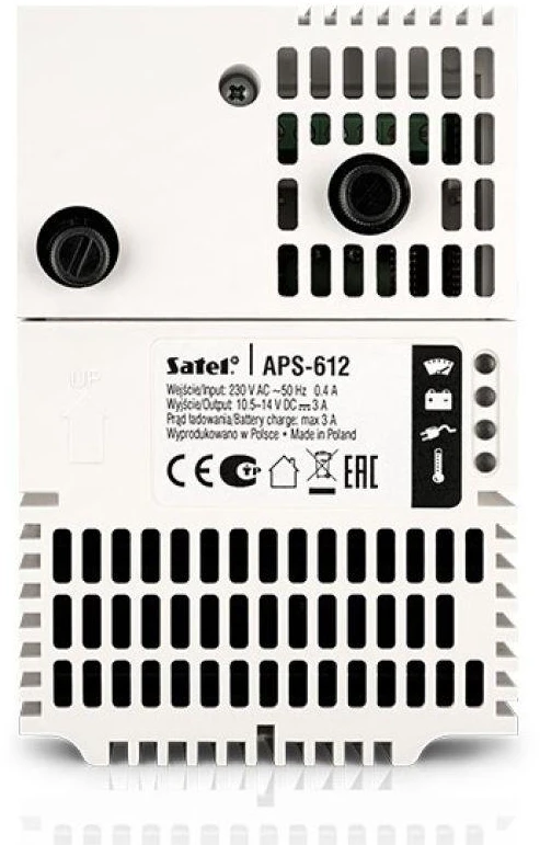 SAL BUFERINIS IMPULSINIS MAITINIMO ADAPTERIS APS-612 SATEL