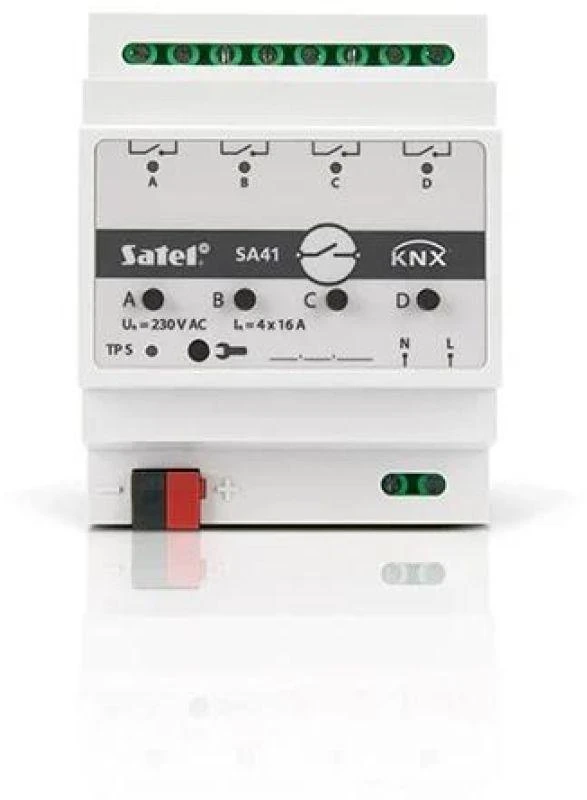 SAL SATEL KNX 4 kanalų perjungimo pavara KNX-SA41