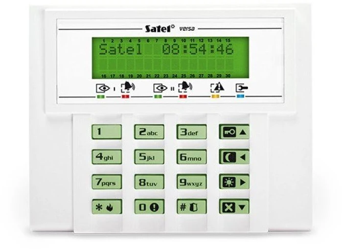 KLAVIATŪRA SIGNALIZACIJOS CENTRALEI VERSA-LCD-GR SATEL