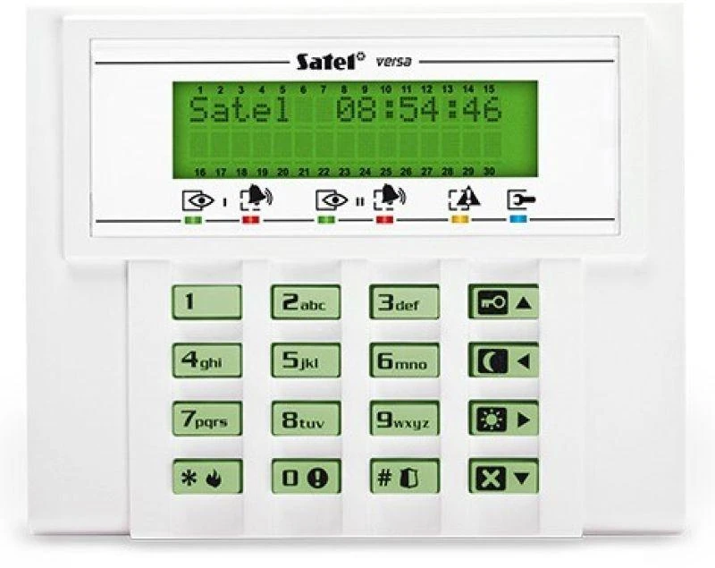 KLAVIATŪRA SIGNALIZACIJOS CENTRALEI VERSA-LCD-GR SATEL