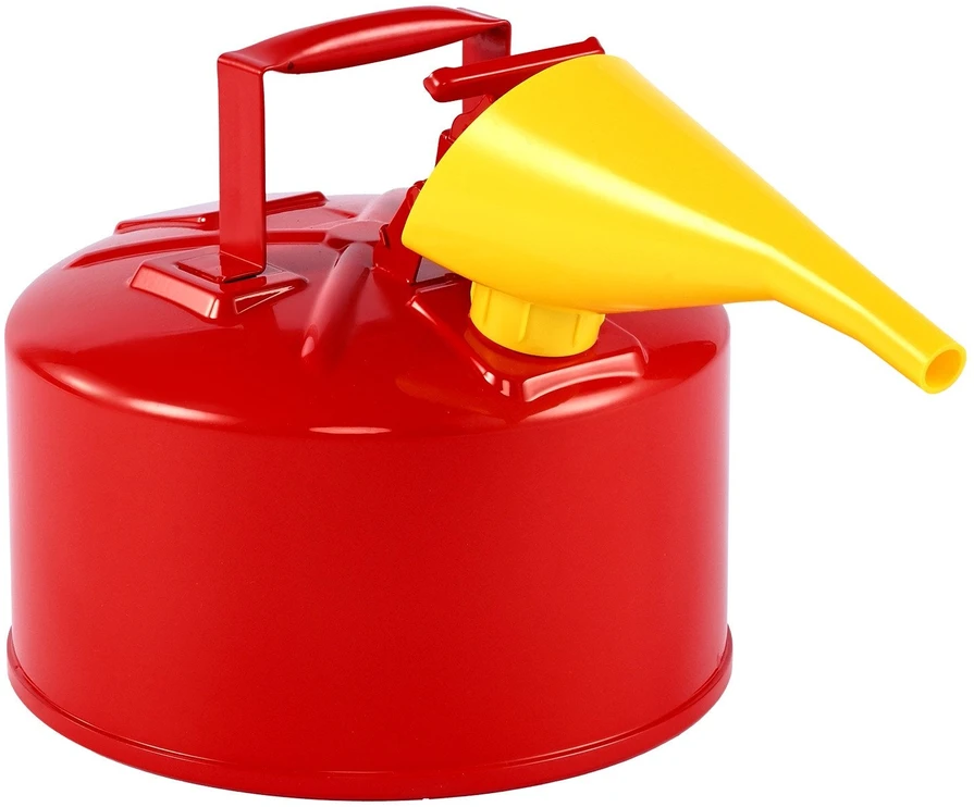 VEVOR Raudonas 9.5 L benzino kanistras