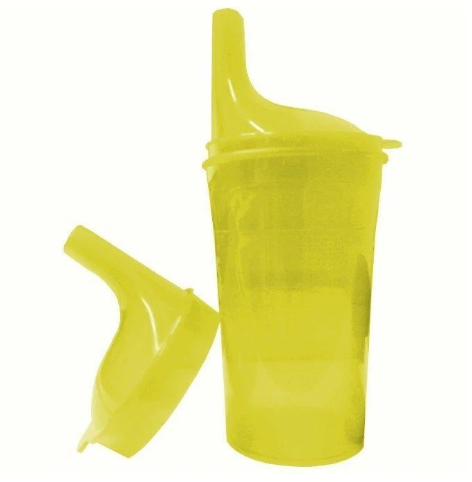 Sundo Saugus Puodelis - BPA Neturintis Polipropilenas 250 ml Su Dangteliu, Geltonas