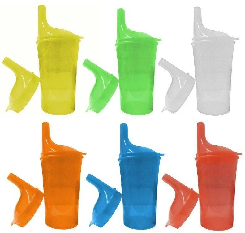 Sundo Saugumo Puodelis - Be BPA 250 Ml Apvalus Su Dangteliu Raudonas