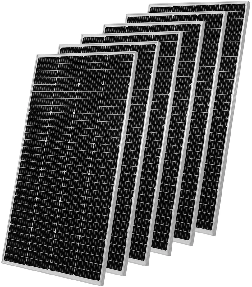 Saulės elektrinės komplektas VEVOR 1200W 24V, 3600W hibridinis inverteris ir 300Ah baterija