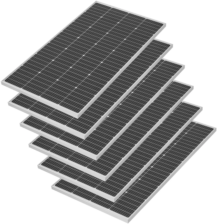 Saulės elektrinės komplektas VEVOR 1200W 24V, 3600W hibridinis inverteris ir 300Ah baterija