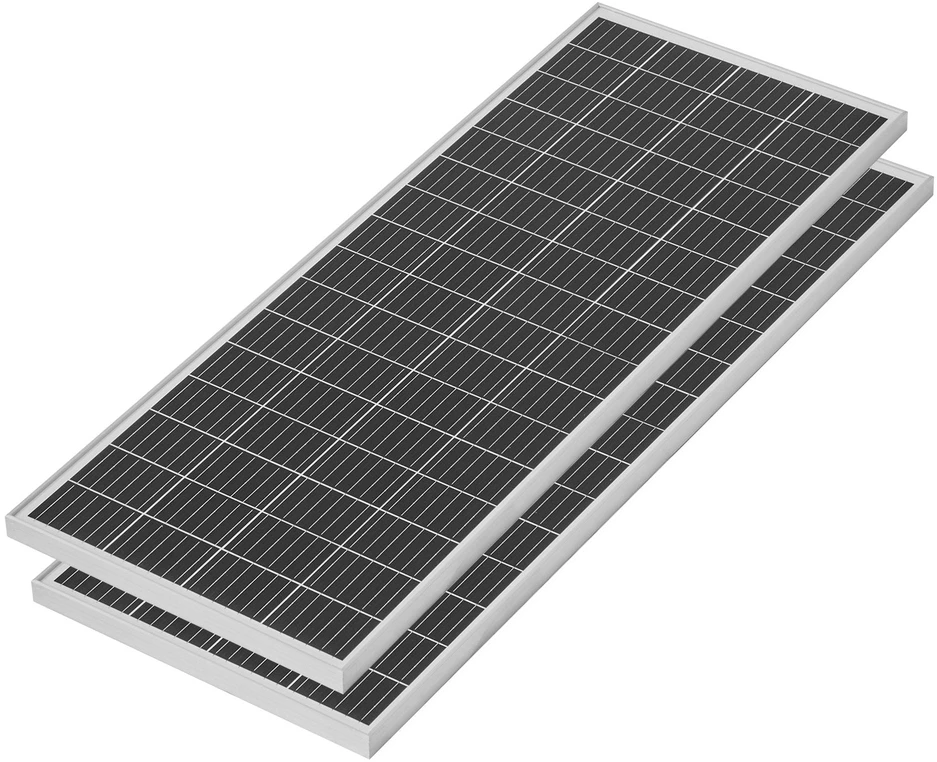 Saulės elektrinės komplektas VEVOR 200W, su 50Ah akumuliatoriumi ir 800W keitikliu