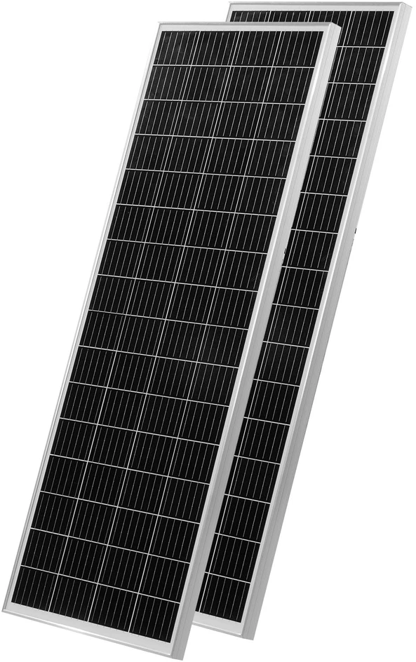 Saulės elektrinės komplektas VEVOR 200W, su 50Ah akumuliatoriumi ir 800W keitikliu
