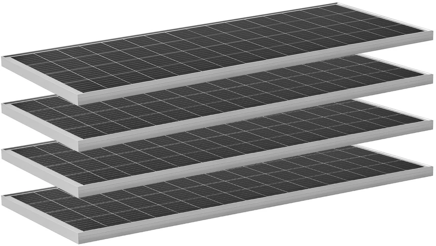 Saulės elektrinės komplektas VEVOR 400W 12V, su 200Ah LiFePO₄ akumuliatoriumi