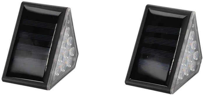 SAULĖS ENERGIJA MAITINAMOS LAIPTŲ LEMPOS LED (2 VNT.)