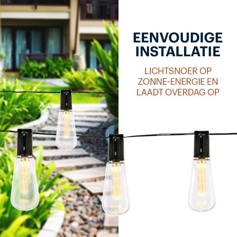 Grundig - Solar Garden LED Lights 3.35 m