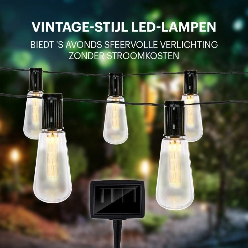 Grundig - Solar Garden LED Lights 3.35 m