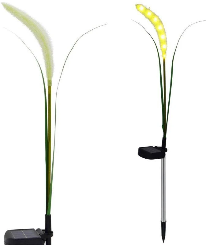 Saska Garden Saulės lempa žolė 6 LED 75 cm