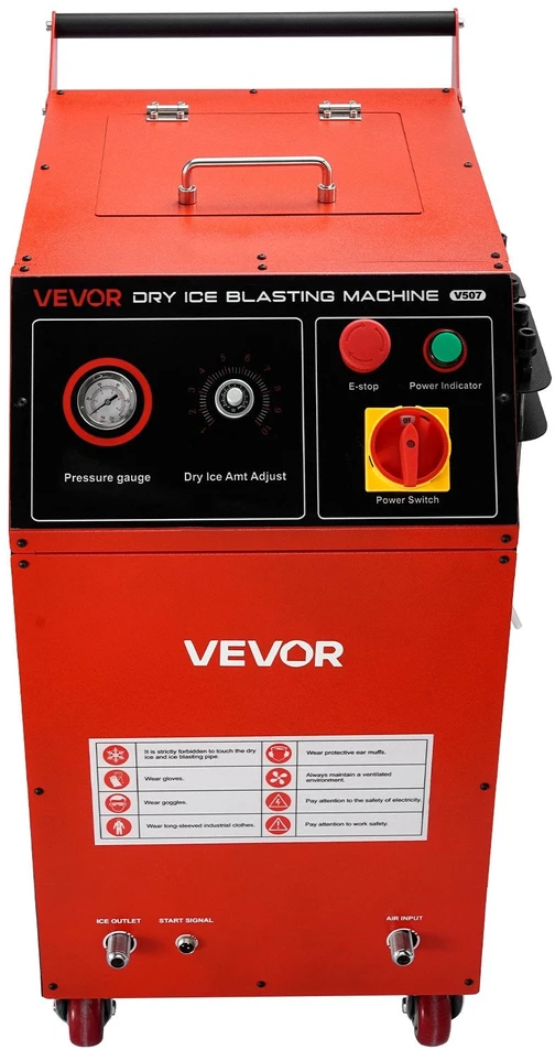 VEVOR Sauso ledo valymo mašina 7,5kg talpos