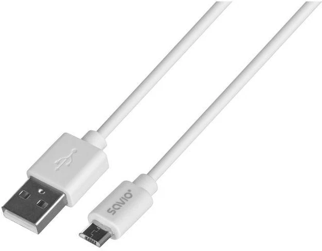 USB Kabelis - SAVIO CL-123 1m USB A į micro USB B 480 Mbit/s