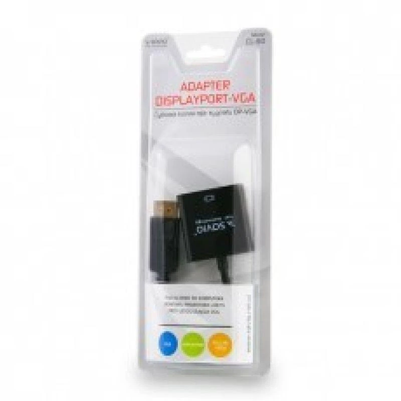 Vaizdo kabelio adapteris - Savio CL-90, Juodas