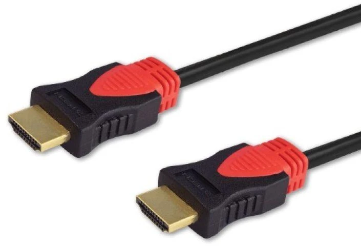 Savio CL-141 HDMI cable 10 m HDMI Type A (Standard) Juodas,Raudona