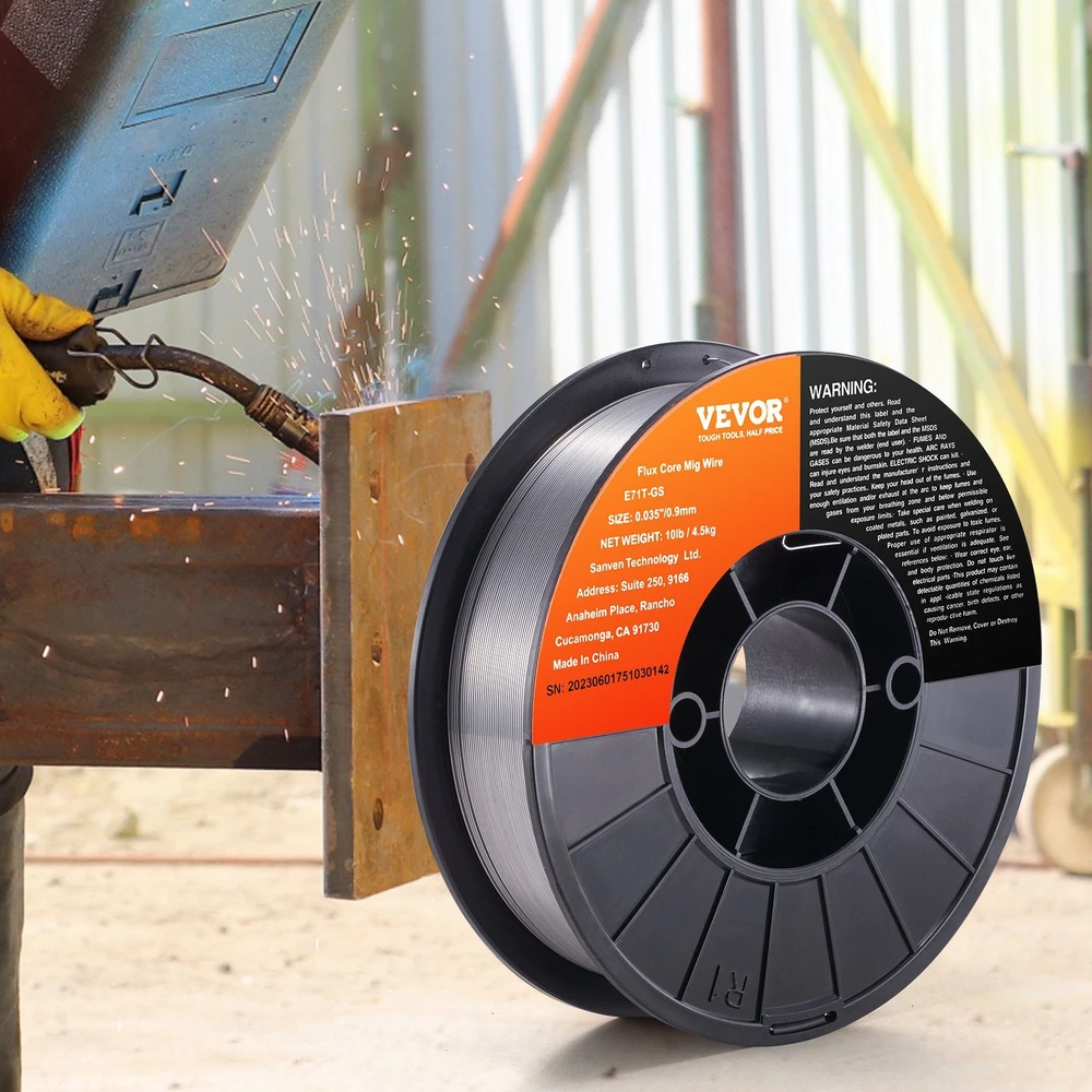 VEVOR Suvirinimo viela E71T-GS, 0.9 mm 4.5kg