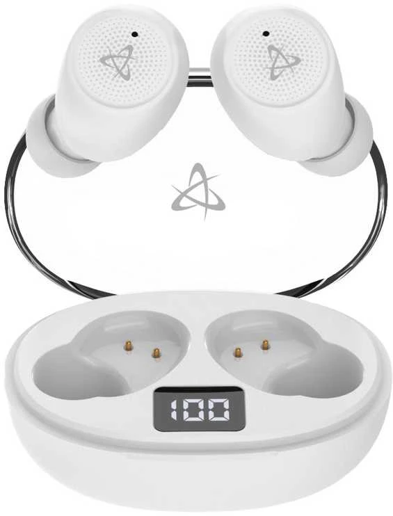 SBOX Belaidės Earbuds Ausinės,Charging box, Bluetooth 5.0, Baltas(EB-TWS115-W)