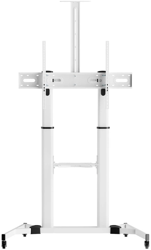 Sbox FS-3610 baltas grindinis TV stovas 60–100", iki 100 kg