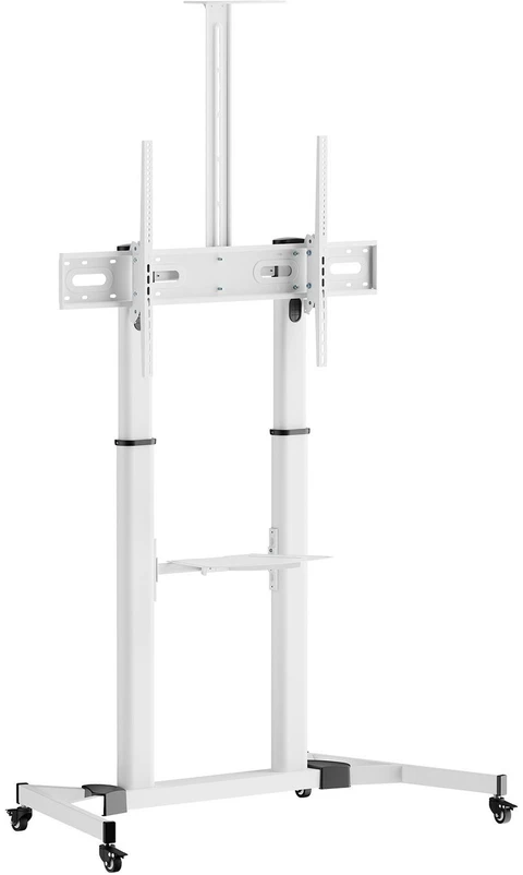 Sbox FS-3610 baltas grindinis TV stovas 60–100", iki 100 kg