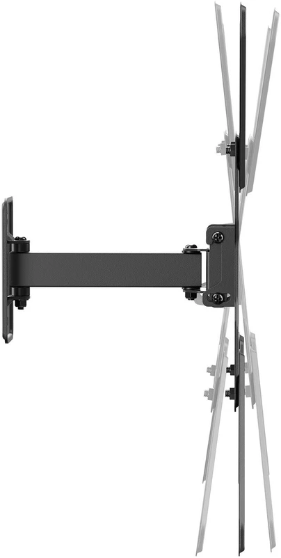 Sbox LCD-441-2 visiškai judrus televizoriaus sieninis laikiklis 23–65 col., iki 30 kg, VESA 400 x 400, juodas