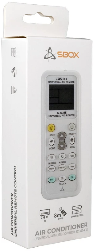 Sbox RC-01408 universalus oro kondicionieriaus nuotolinio valdymo pultas