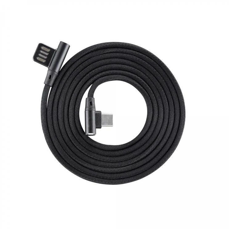 Sbox Technology Sbox USB-C-90-B USB->Type C 90 M/M 1.5m Juodas