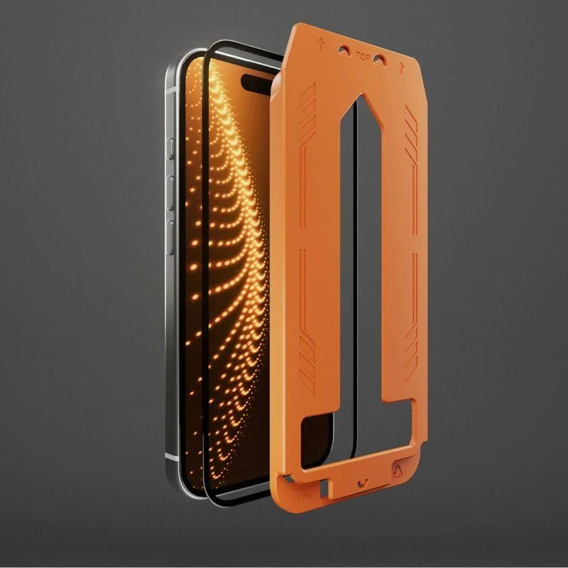 SBS apsauginis stiklas su D3O technology set su aplikatoriumi skirtas Apple iPhone 17 Pro Max
