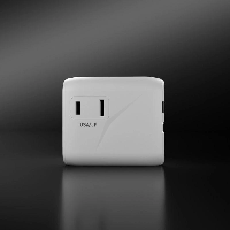 SBS TEADAPTUNI universal travel adapter - baltas