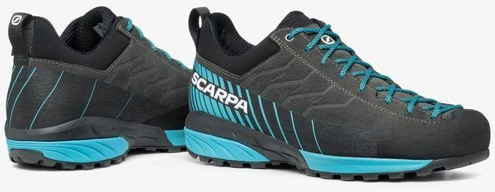 SCARPA „Mescalito GTX“ batai, ryklio pilkos ir žydros spalvos, 42,5 dydis