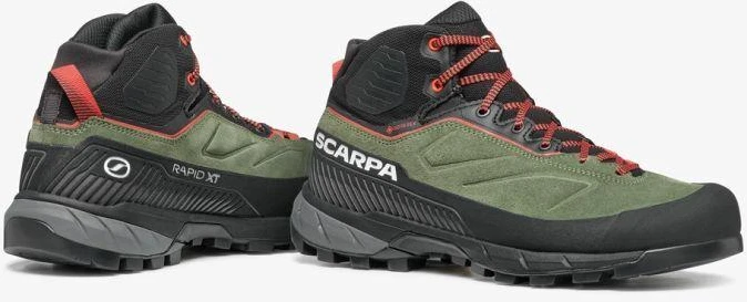 Moteriški trekingo batai Scarpa Rapid XT Mid GTX - Žalia - 37.5