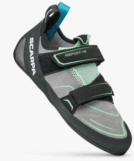 Scarpa REFLEX VS WOMAN moteriški suaugusiųjų laipiojimo bateliai, mėtų ir juodos spalvos