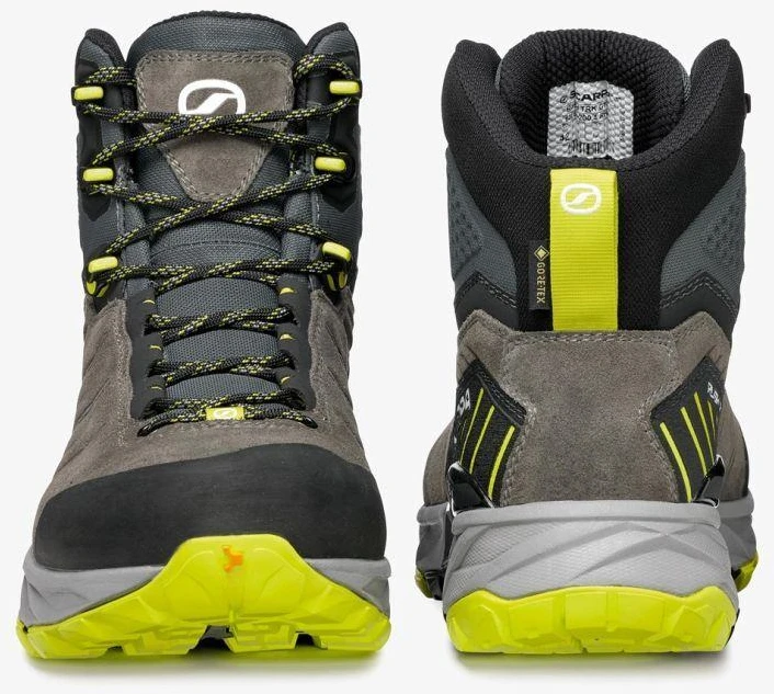 Scarpa RUSH TRK GTX, titano spalvos su žaliais akcentais