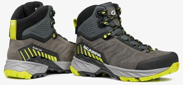 Scarpa RUSH TRK GTX, titano spalvos su žaliais akcentais
