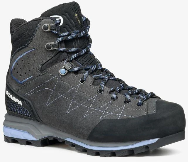 Scarpa ZODIAC TRK GTX moteriški turistiniai batai, antracito ir levandų spalvos