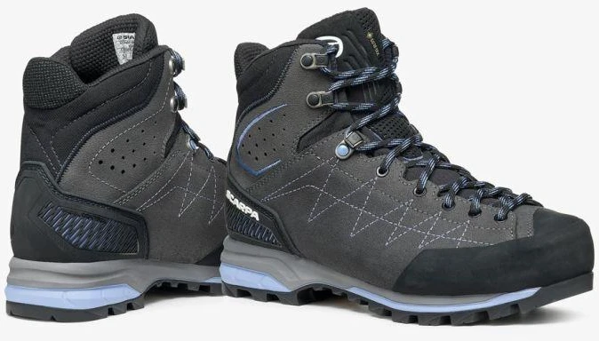 Scarpa ZODIAC TRK GTX moteriški turistiniai batai, antracito ir levandų spalvos